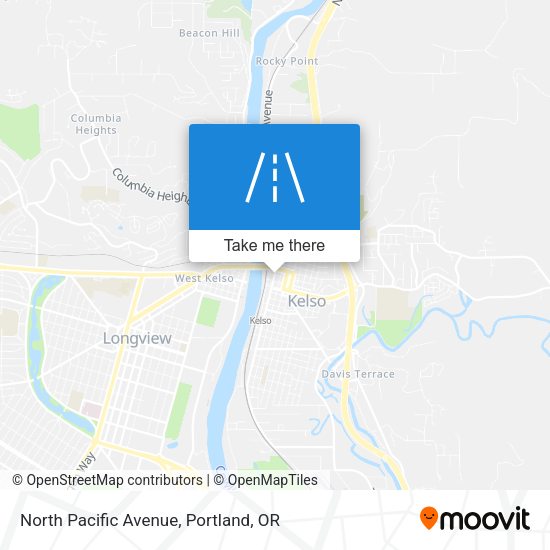 Mapa de North Pacific Avenue