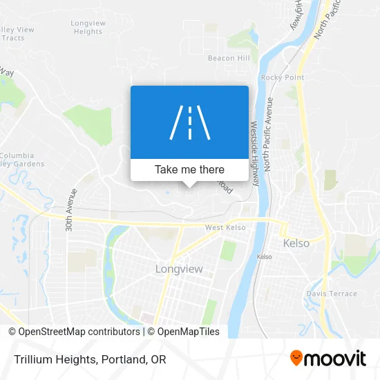Trillium Heights map