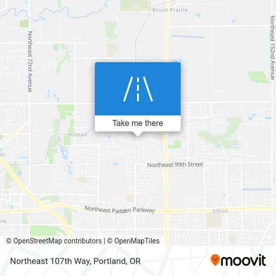 Mapa de Northeast 107th Way