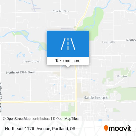 Northeast 117th Avenue map