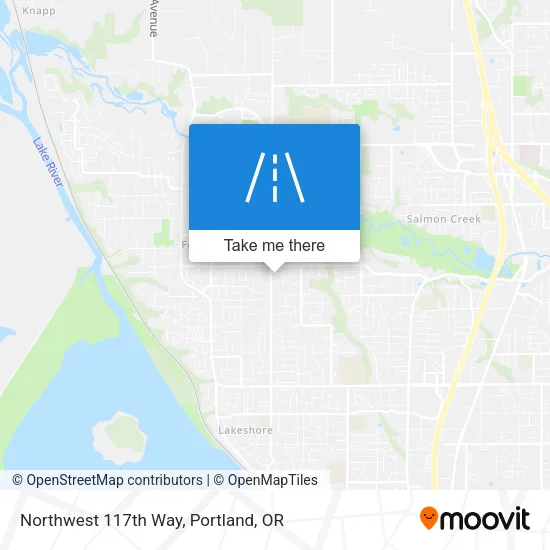 Northwest 117th Way map