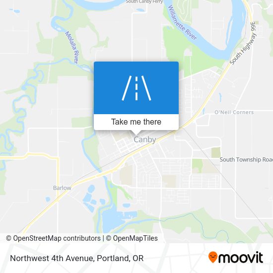 Mapa de Northwest 4th Avenue