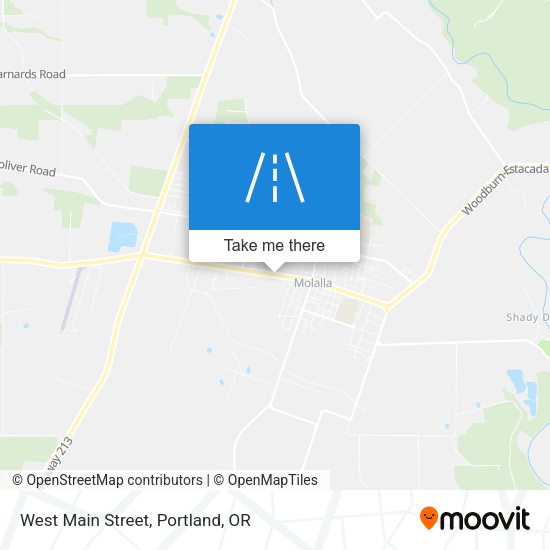 Mapa de West Main Street