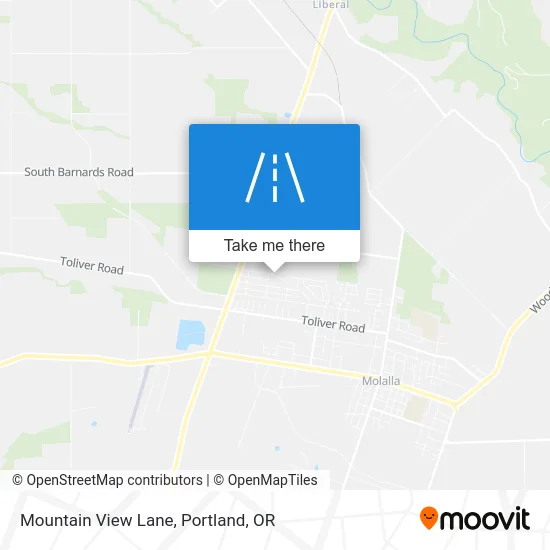 Mountain View Lane map