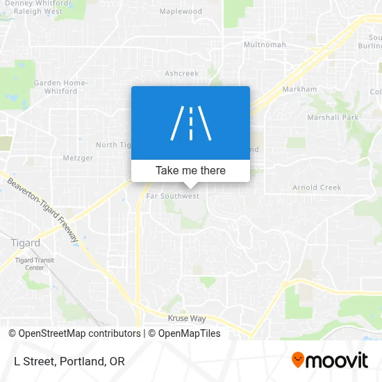 L Street map