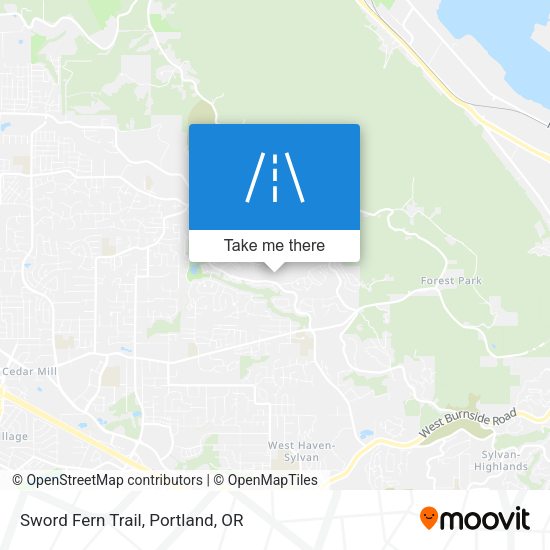 Mapa de Sword Fern Trail