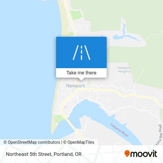 Northeast 5th Street map
