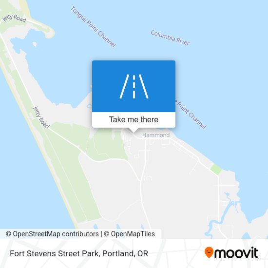 Mapa de Fort Stevens Street Park