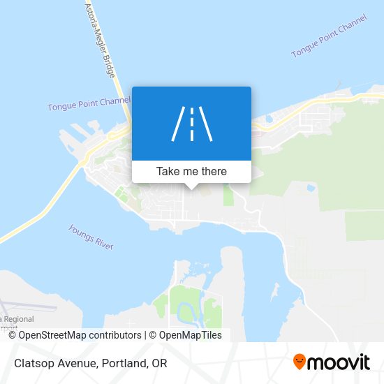 Mapa de Clatsop Avenue
