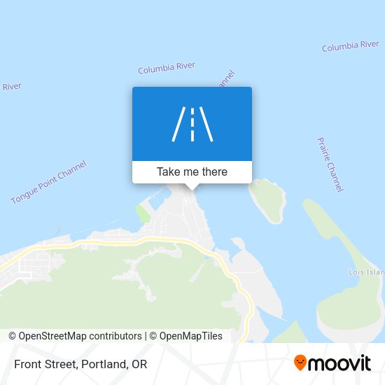 Mapa de Front Street