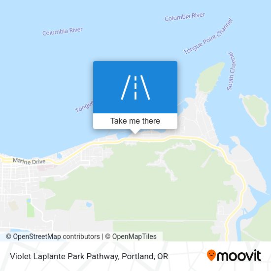 Mapa de Violet Laplante Park Pathway