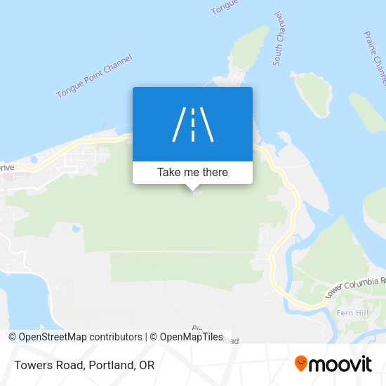 Mapa de Towers Road