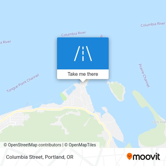Mapa de Columbia Street