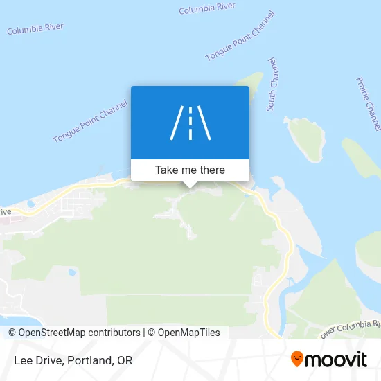 Lee Drive map