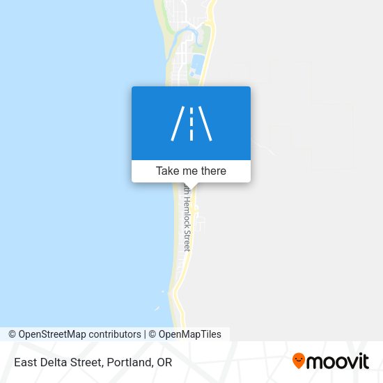 Mapa de East Delta Street