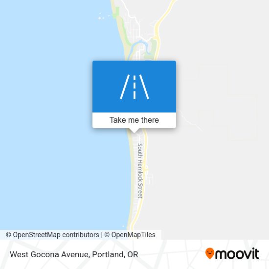 West Gocona Avenue map