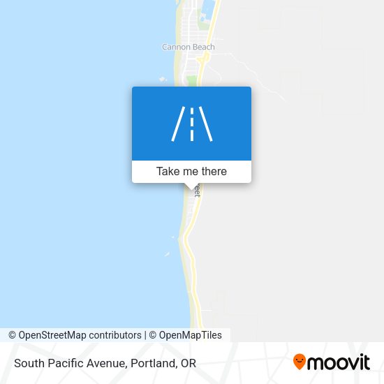 South Pacific Avenue map