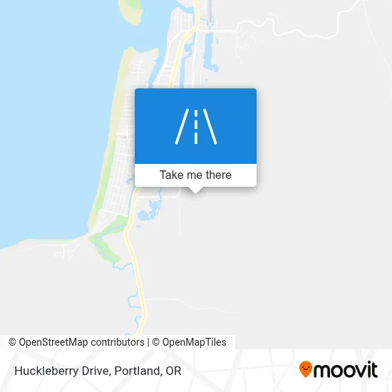 Huckleberry Drive map