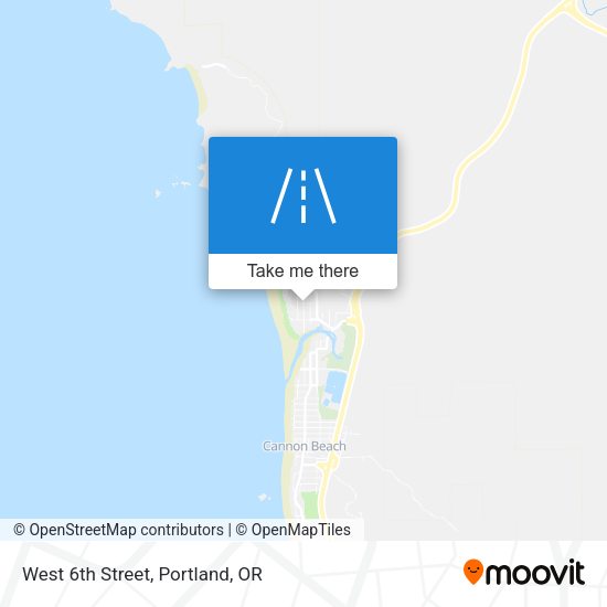 Mapa de West 6th Street