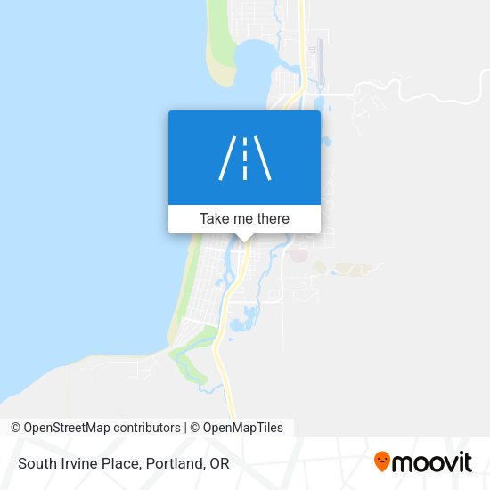 South Irvine Place map