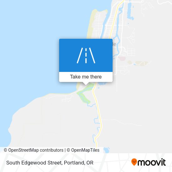 South Edgewood Street map