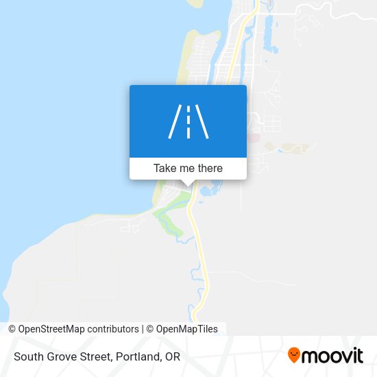 South Grove Street map