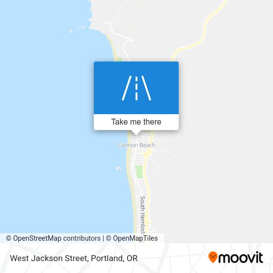 West Jackson Street map
