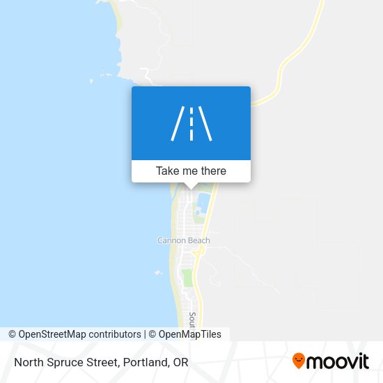 Mapa de North Spruce Street