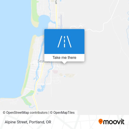 Alpine Street map