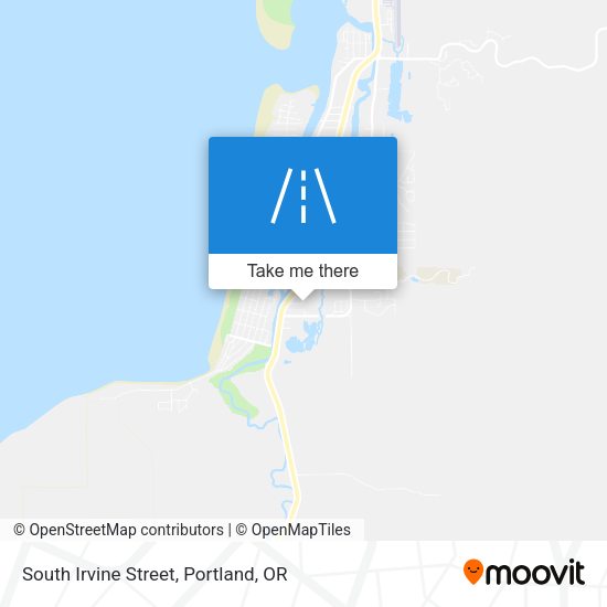 Mapa de South Irvine Street