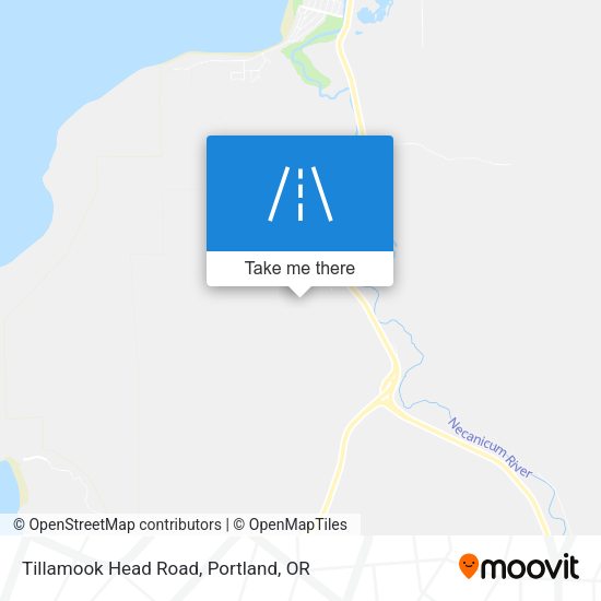 Tillamook Head Road map
