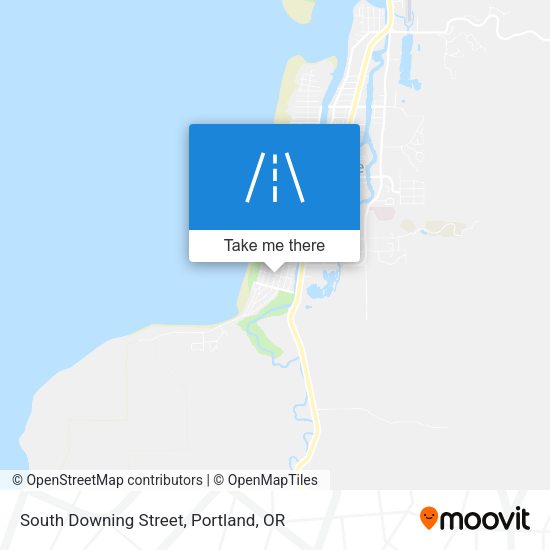 South Downing Street map