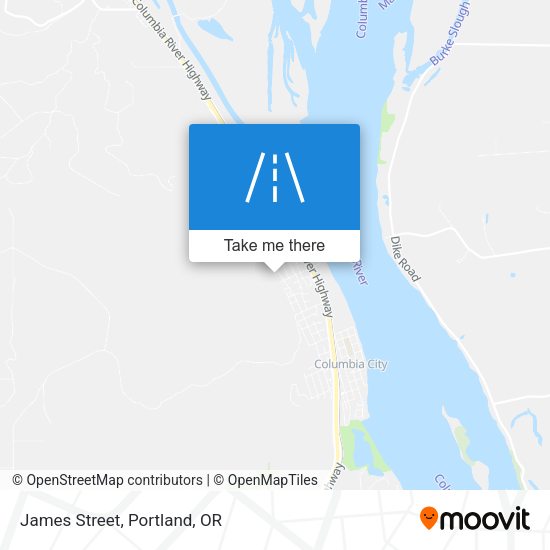 Mapa de James Street