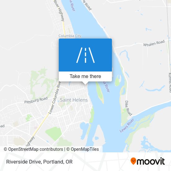 Mapa de Riverside Drive