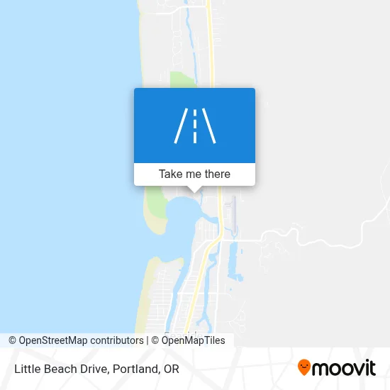 Little Beach Drive map