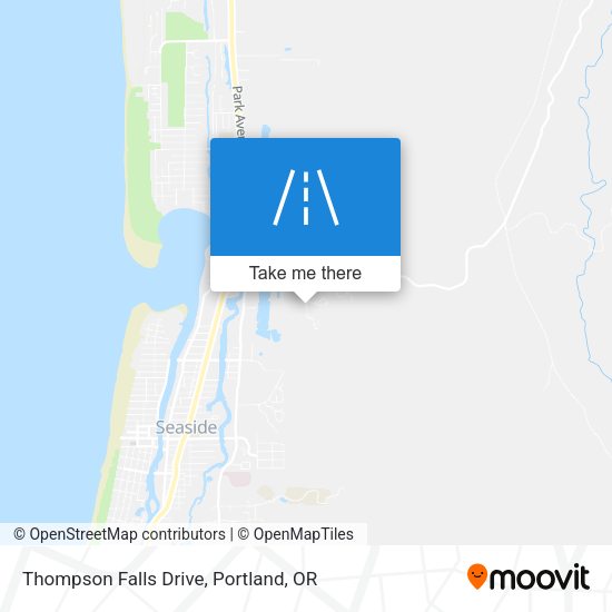 Thompson Falls Drive map