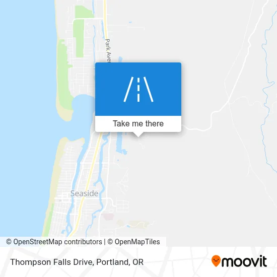 Thompson Falls Drive map