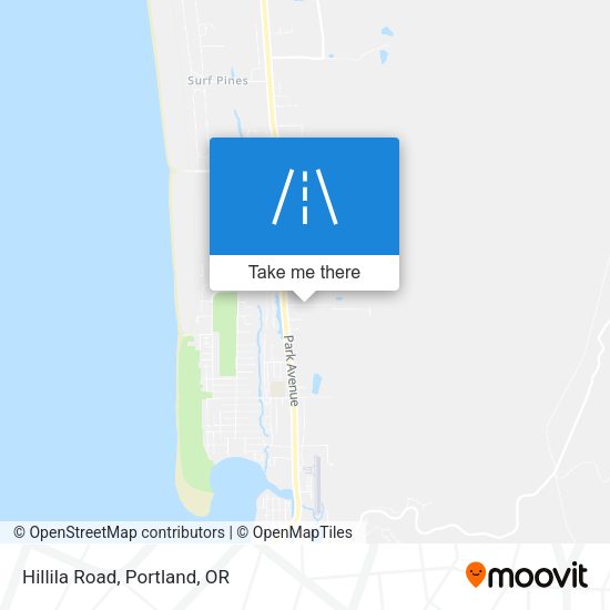 Mapa de Hillila Road