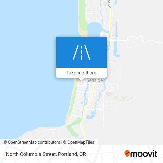 North Columbia Street map