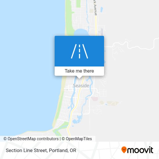 Mapa de Section Line Street