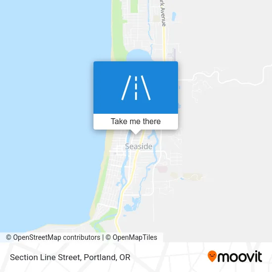 Section Line Street map