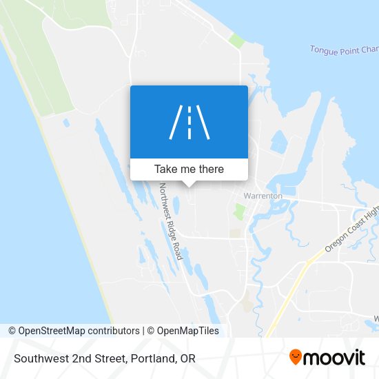 Mapa de Southwest 2nd Street