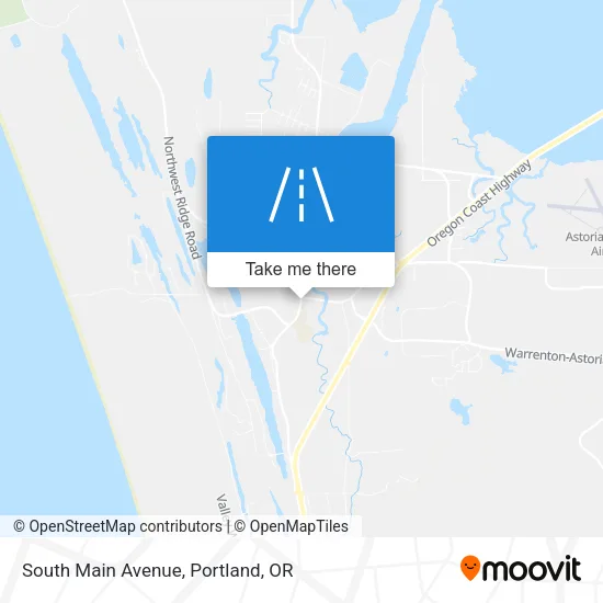 Mapa de South Main Avenue