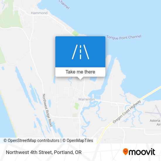 Northwest 4th Street map