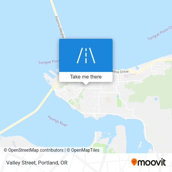 Valley Street map