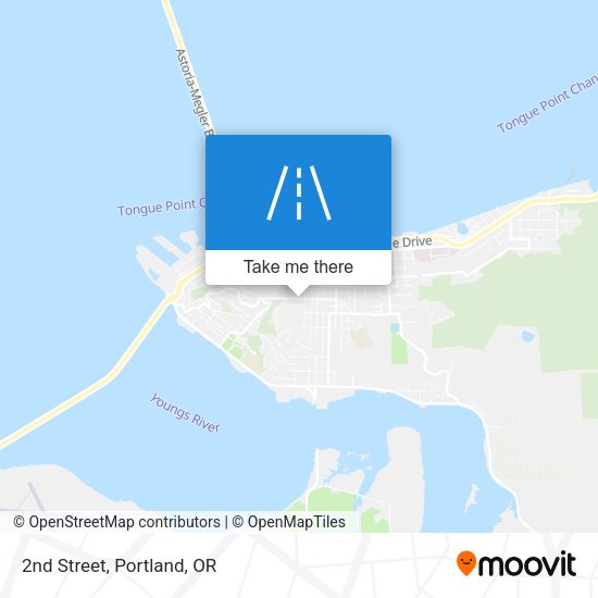 Mapa de 2nd Street
