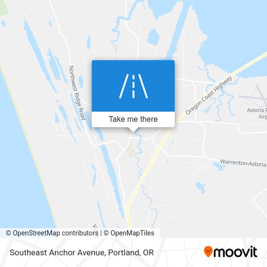Southeast Anchor Avenue map