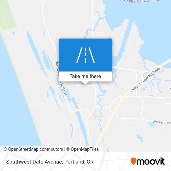 Southwest Date Avenue map