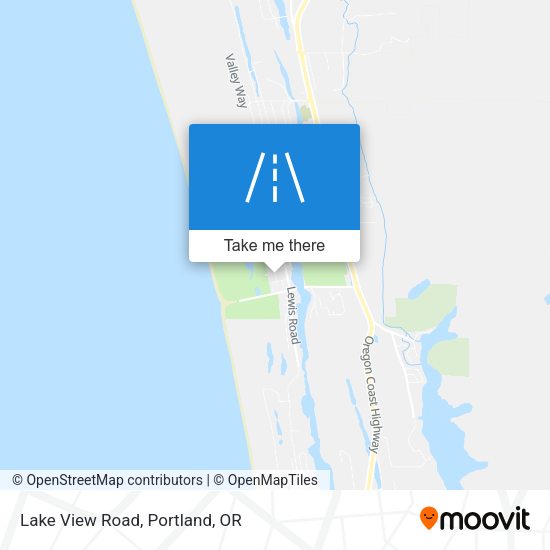 Lake View Road map