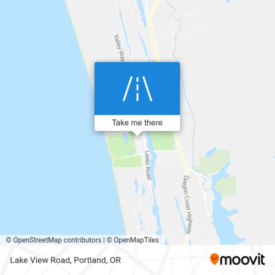 Lake View Road map
